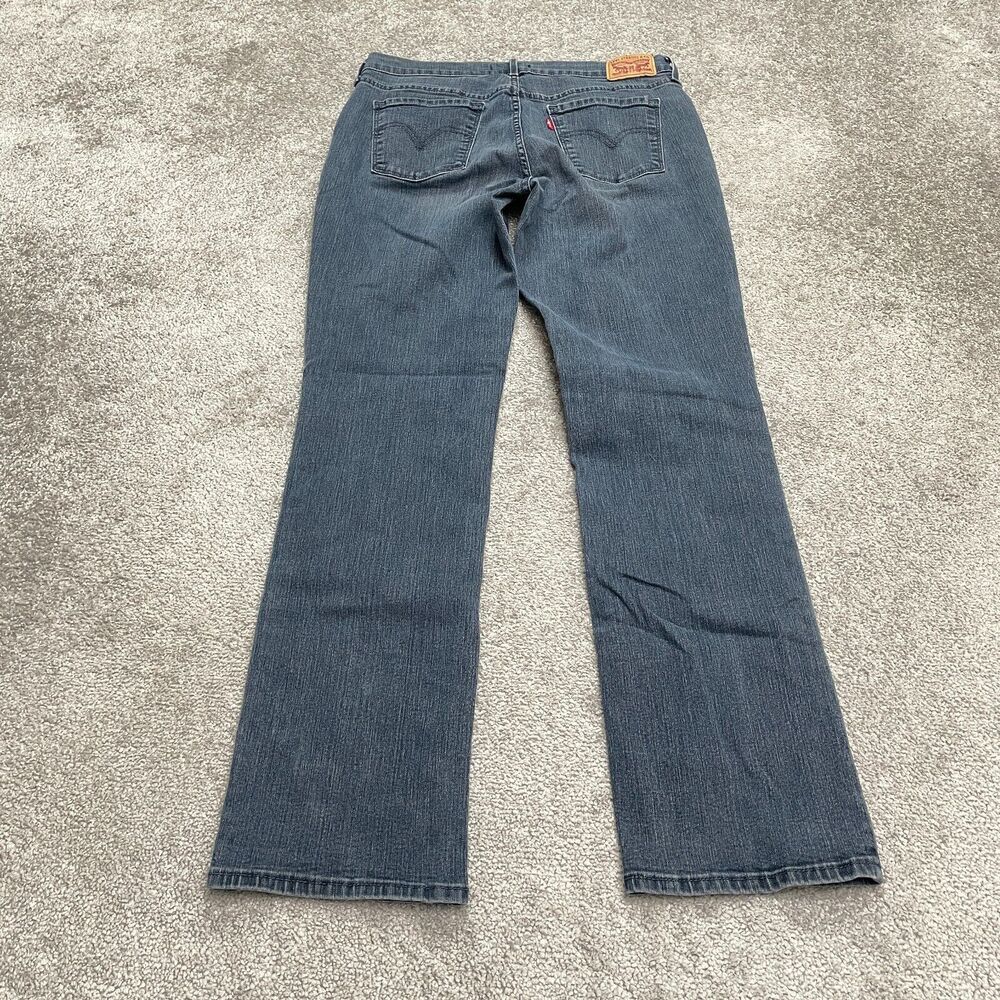 Levi's 505 Straight Denim Jeans Womens 10 Blue Cotton Casual Mid Rise 31x30.5 - Picture 2 of 15